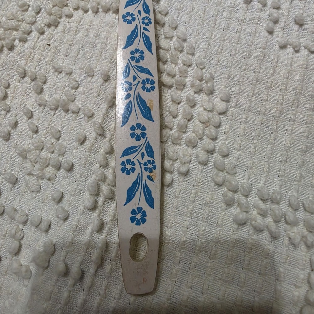 Vintage Corning Ware Cornflower Blue 13" Stainless Steel Serving Spoon-VGUC - Picture 2 of 6
